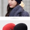 Autumn and winter plush and thickened woolen hat men's Korean fashion outdoor warm knitted hat - Image 16